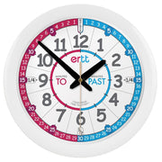 Wall Clock - Red/Blue - Past/To Wall Clock shop cactus watches 