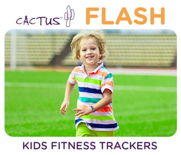 Flash - Kids Fitness Activity Tracker - Black Smart Watch Cactus Watches 