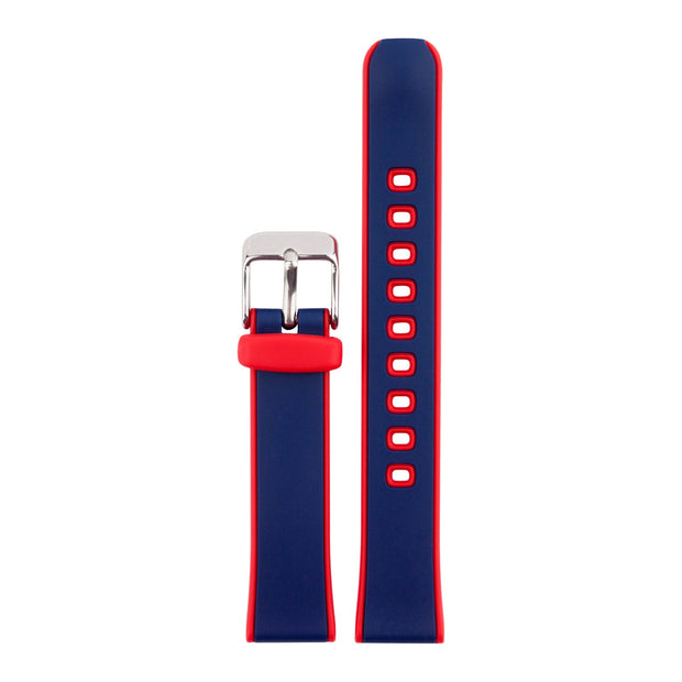 Band for Shine - Blue / Red trim Band for Shine CAC-125-M03 Bands Cactus Watches 