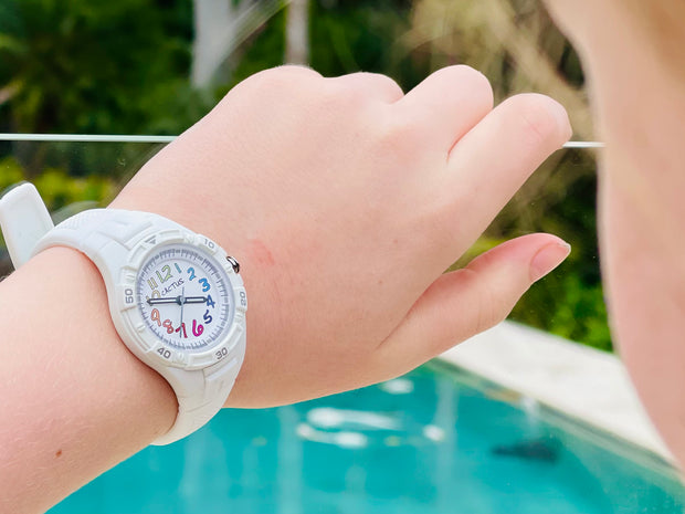 Rainbow - Everyday Kids  & Teens Watch - White