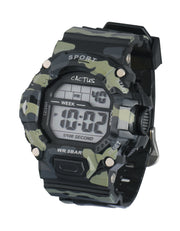 Explorer - Kids Camouflage Digital Watch - Green Black