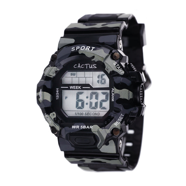 Explorer - Kids Camouflage Digital Watch - Green Black