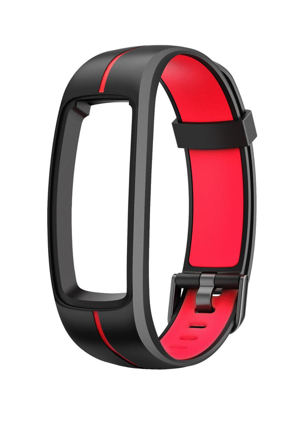 Stride - Interchangeable Smartwatch Band - Black / Red band for CAC-111-M07 Bands Cactus Watches 