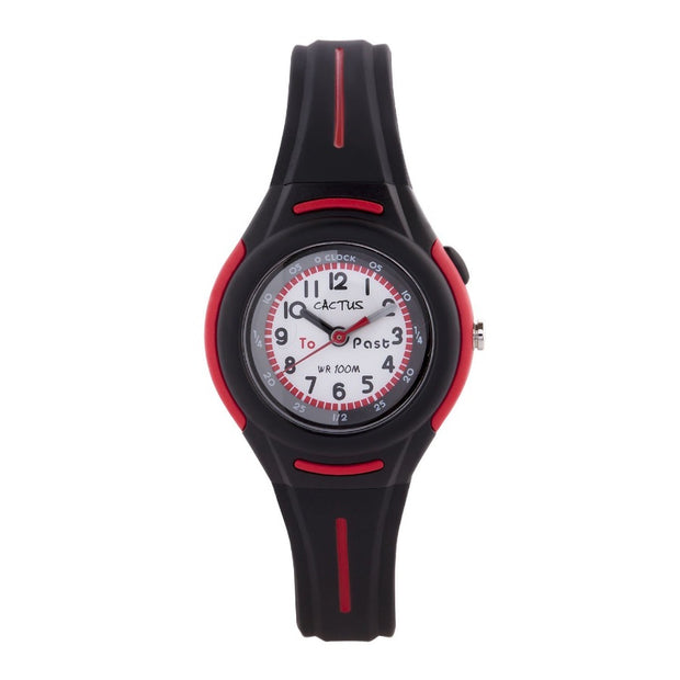 Petite - Time Teacher Watch for Kids - Black Watches shop cactus watches 