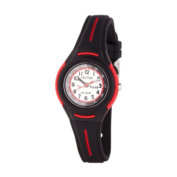 Petite - Time Teacher Watch for Kids - Black Watches shop cactus watches 