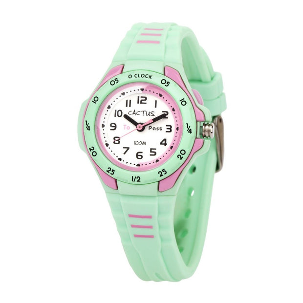 Mentor - Time Teacher Watch for Kids - Mint Green Watches shop cactus watches 