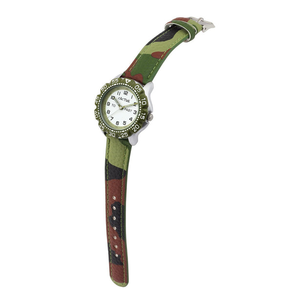 Master - Kids Time Teacher Watch - Camouflage Watches shop cactus watches 