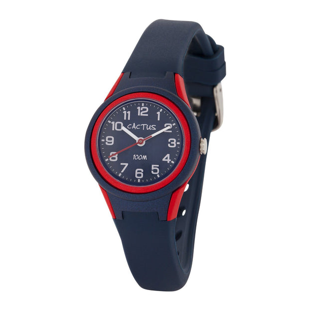 Tropical - Kids Waterproof Watch - Blue / Red shop cactus watches 