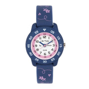 Junior - Time Teacher - Blue / Pink flowers Watches shop cactus watches 