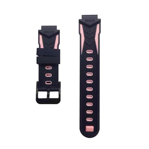 Kidocall - Pink / Black band for CAC-129-M09 Bands Cactus Watches 