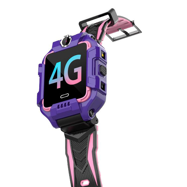 Kidocall - 4G Smartwatch, Phone & GPS Tracking for Kids - Purple/Pink Smart Watch shop cactus watches 