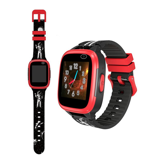 Kidoplay - Kids Smartwatch with Games - Black / Red trim shop cactus watches 