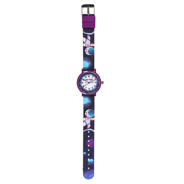 Primary - Kids Watch - Black / Purple / Astronauts Watches shop cactus watches 