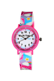 Primary - Kids Watch - Pink / Unicorns Watches shop cactus watches 