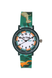 Primary - Kids Watch - Green / Dinosaurs Watches shop cactus watches 