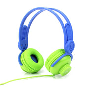 On Ear Volume Control Kids Headphones - Green/Blue Headphones Cactus Watches 