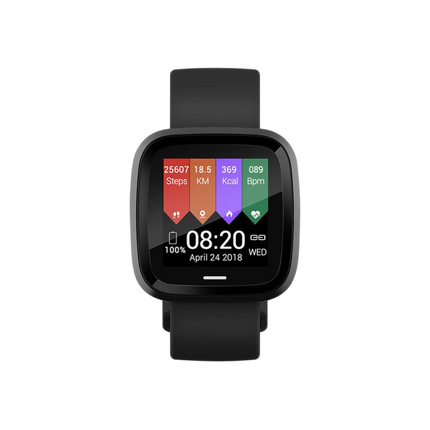 The Quad Black Everyday SmartWatch Smart Watch shop cactus watches 