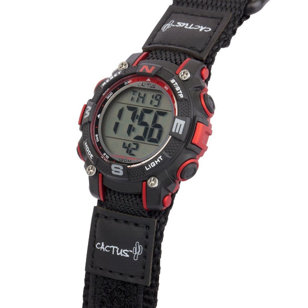 Robust - Kids Digital Boys Watch - Black/Red Watches shop cactus watches 